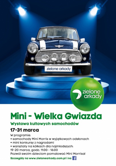 Wystawa Mini Morris’ów w Zielonych Arkadach