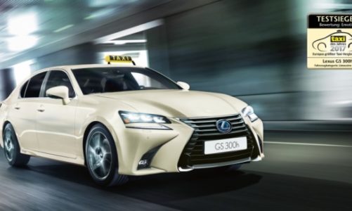 Lexus GS 300h taksówką roku w Niemczech