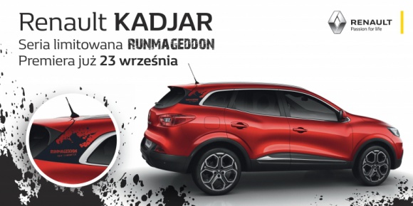 Limitowana seria Renault Kadjar Runmageddon wyprzedana