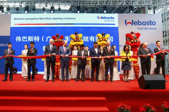 Webasto otwiera nową fabrykę w chińskim Guangzhou