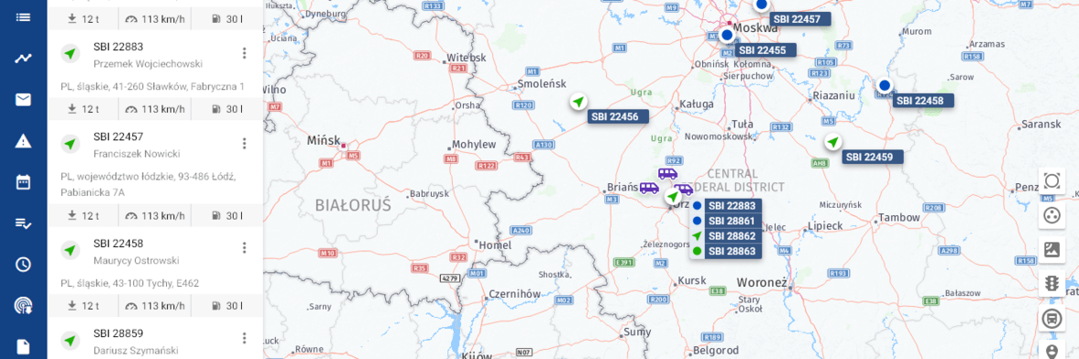 Mapa dla ciężarówek , - Mała firma transportowa zaoszczędzi nawet 100 tys. zł rocznie